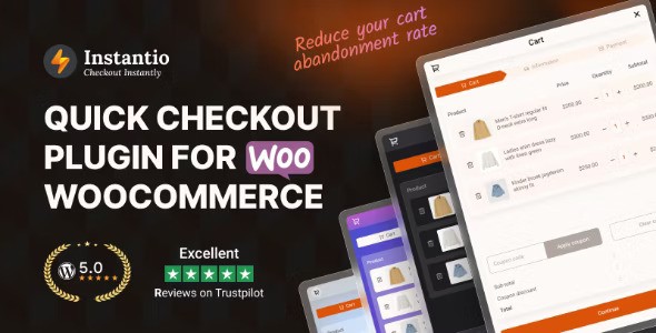 Instantio v3.2.8 – WooCommerce Quick Checkout | Direct Checkout, Floating Cart, Side Cart & Popup Cart